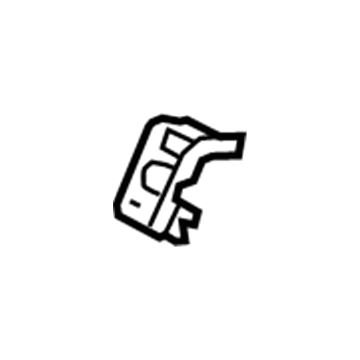 73733-06040-B0 Toyota Anchor Cover, Light Gray, Rear Illustration 1 of 1