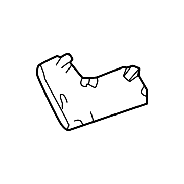 Toyota 62476-60020-C0 Rear Quarter Trim Cap