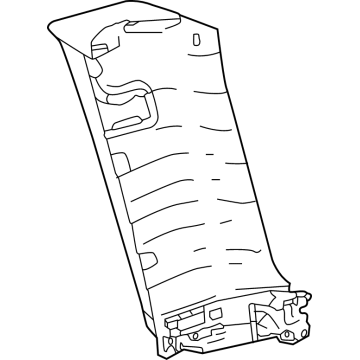 Toyota 62510-60L30-C0 Quarter Pillar Trim