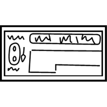 Toyota 69339-AA020 Info Label