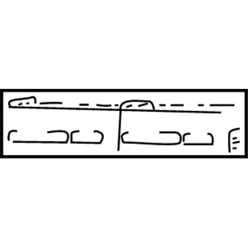 Toyota 88723-0C030 Caution Label