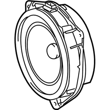 Toyota 86160-2B580 Rear Driver Speaker