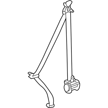 Toyota 73570-0C010-E0 Belt & Retractor