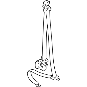 Toyota 73560-0C010-E0 Belt & Retractor