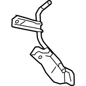 16278-25020 Toyota By-Pass Pipe Illustration 1 of 1