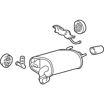 Toyota 17430-0V041 Muffler