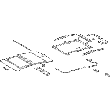 Toyota 63203-AQ021-B0 Panoramic Assembly