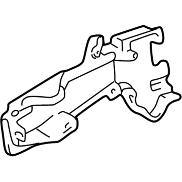 69393-AA010 Toyota Lock Cover, Outer Passenger Side Illustration 1 of 1