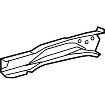 57112-12190 Toyota Member, Front Side, Inner Driver Side Illustration 1 of 1
