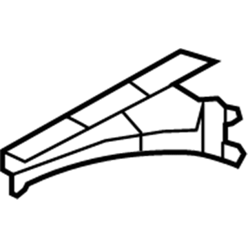 53731-12170 Toyota Member, Front Apron To Cowl Side, Upper Passenger Side Illustration 1 of 1