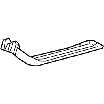 57192-12060 Toyota Inner Rail, Rear Driver Side Illustration 1 of 1