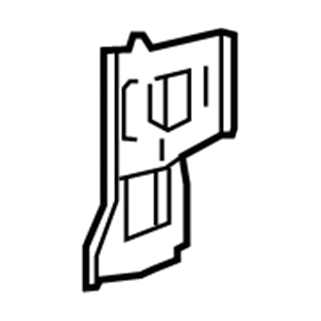 57113-12220 Toyota Rail Extension, Passenger Side Illustration 1 of 1