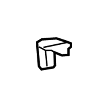 51401-12020 Toyota Inner Rail Bracket, Driver Side Illustration 1 of 1