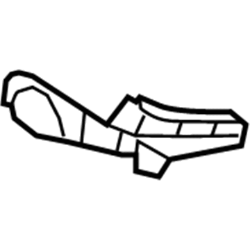 57197-12040 Toyota Torque Box, Front Passenger Side Illustration 1 of 1
