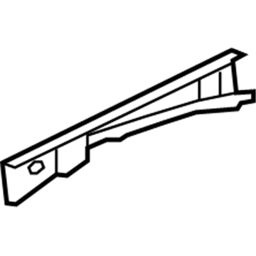 53734-12070 Toyota Upper Rail, Lower Front Driver Side Illustration 1 of 1