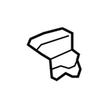 53705-12030 Toyota Mount Brace, Passenger Side Illustration 1 of 1