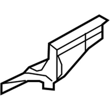 53711-12270 Toyota Front Panel, Passenger Side Illustration 1 of 1