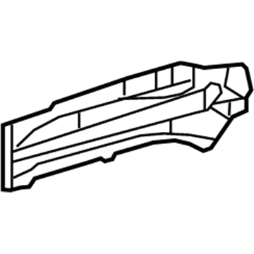 57026-12020 Toyota Member Sub-Assembly, Front Side, Outer Driver Side Illustration 1 of 1