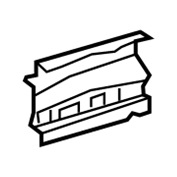 57016-0R010 Toyota Reinforcement Sub-Assembly, Front Side Member Illustration 1 of 1