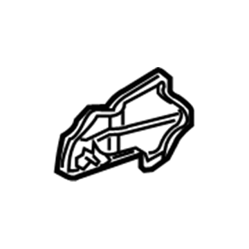 55815-52030 Toyota Air Seal, Front Passenger Side Illustration 1 of 1