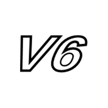 75444-48090 Toyota Nameplate, Rear Illustration 1 of 1