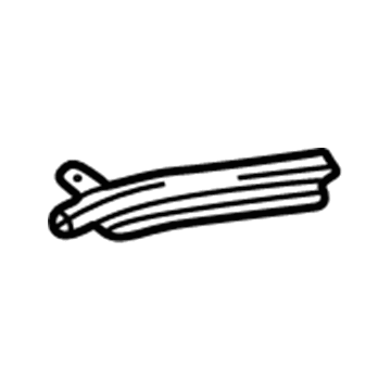 75555-17010 Toyota Cover Molding, Center Passenger Side Illustration 1 of 1