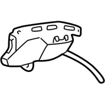 65679-17011 Toyota Side Seal, Passenger Side Illustration 1 of 1