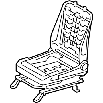 71110-0C141 Toyota Frame Assembly, Passenger Side Illustration 1 of 1