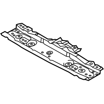 63102-52220 Toyota Windshield Header, Front Illustration 1 of 1