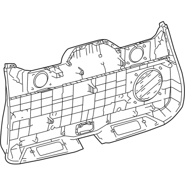 Toyota 64780-60490-C0 Lower Gate Trim