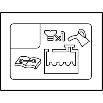 Toyota 11285-F4020 Caution Label