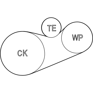 Toyota 90916-A2029 Serpentine Belt