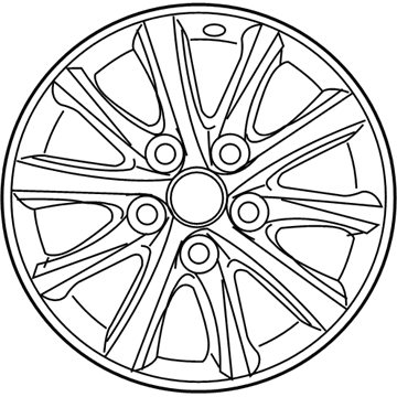 Toyota Camry Spare Wheel - 42611-06730