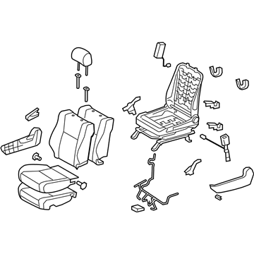 Toyota 71100-0CF21-B0 Seat Assembly