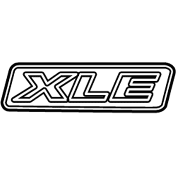 Toyota 75444-12C30 Nameplate