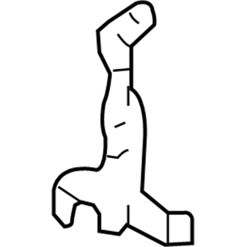 53804-35020 Toyota Fender Bracket, Driver Side Illustration 1 of 1