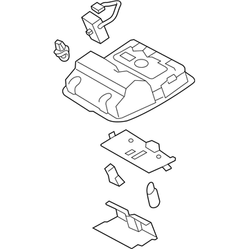 Toyota 63650-06381-A1 Overhead Console