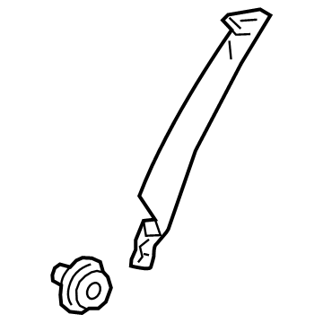 Toyota 67663-12031 Frame Trim