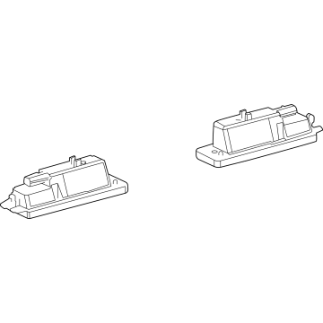 Toyota 81271-60450 License Lamp