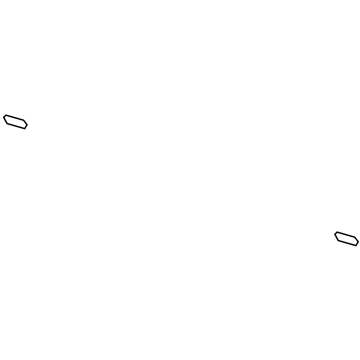 75561-60031 Toyota Roof Molding Retainer Clip, Rear Illustration 1 of 1