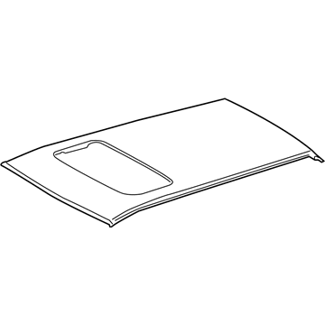 Toyota 63111-48100 Roof Panel 63111-48100 Toyota Roof Panel Illustration 1 of 1