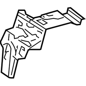 64201-AC010 Toyota Rear Reinforcement, Passenger Side Illustration 1 of 1
