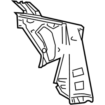 Toyota 61707-AC010 Upper Panel, Inner Front Passenger Side 61707-AC010 Toyota Upper Panel, Inner Front Passenger Side Illustration 1 of 1