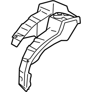 61633-AA901 Toyota Inner Wheelhouse, Passenger Side Illustration 1 of 1