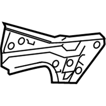 Toyota 61735-AC020 Rear Panel, Inner Passenger Side 61735-AC020 Toyota Rear Panel, Inner Passenger Side Illustration 1 of 1