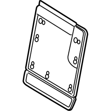 Toyota 71701-0C050-E0 Seat Back Panel