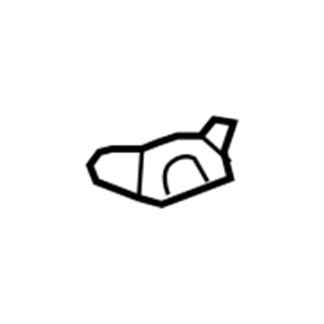 55713-06040 Toyota Side Reinforcement, Passenger Side Illustration 1 of 1