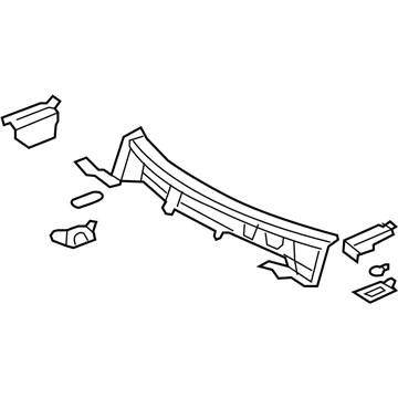 55701-06120 Toyota Cowl Panel, Outer Illustration 1 of 1