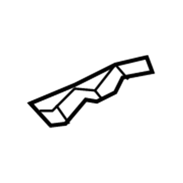 55723-06050 Toyota Cowl Top Panel Side Reinforcement, Passenger Side Illustration 1 of 1