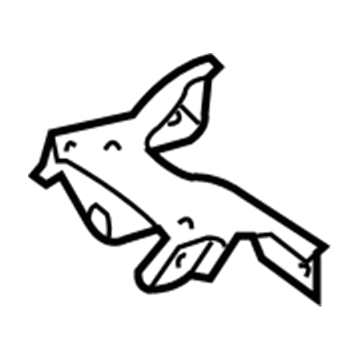 89668-48030 Toyota Control Module Bracket, Lower Illustration 1 of 1